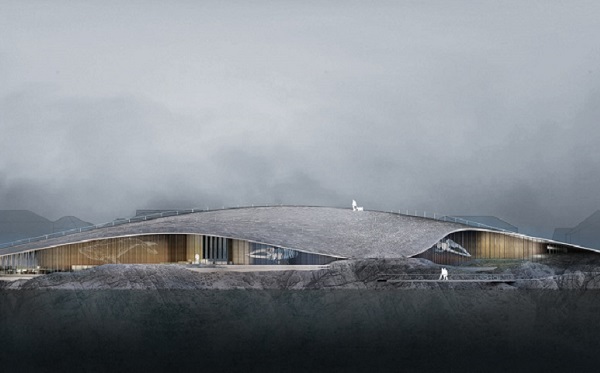 Dorte Mandrup’s Arctic whale-shaped visitor centre